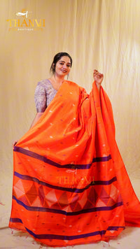 Linen Cotton Saree