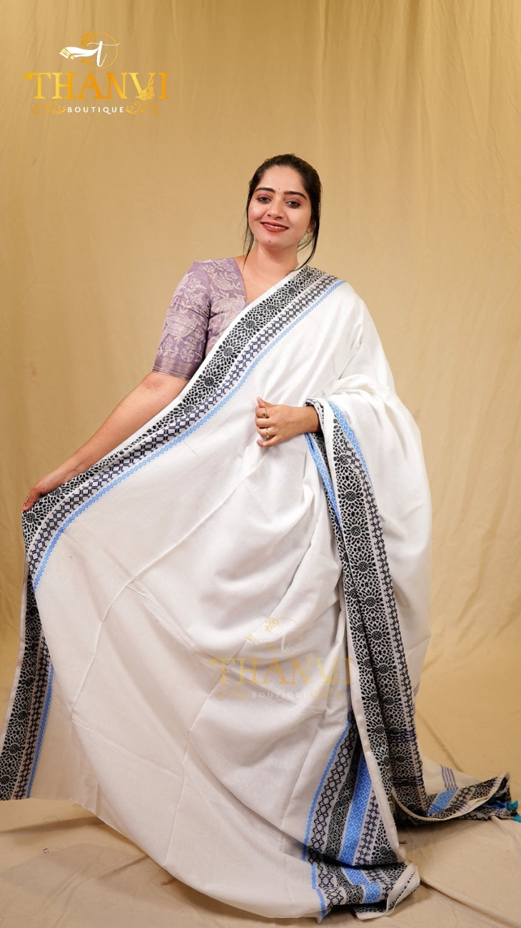 Linen Cotton Saree
