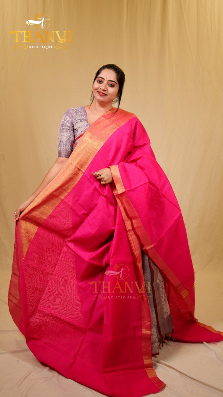 Linen Cotton Saree