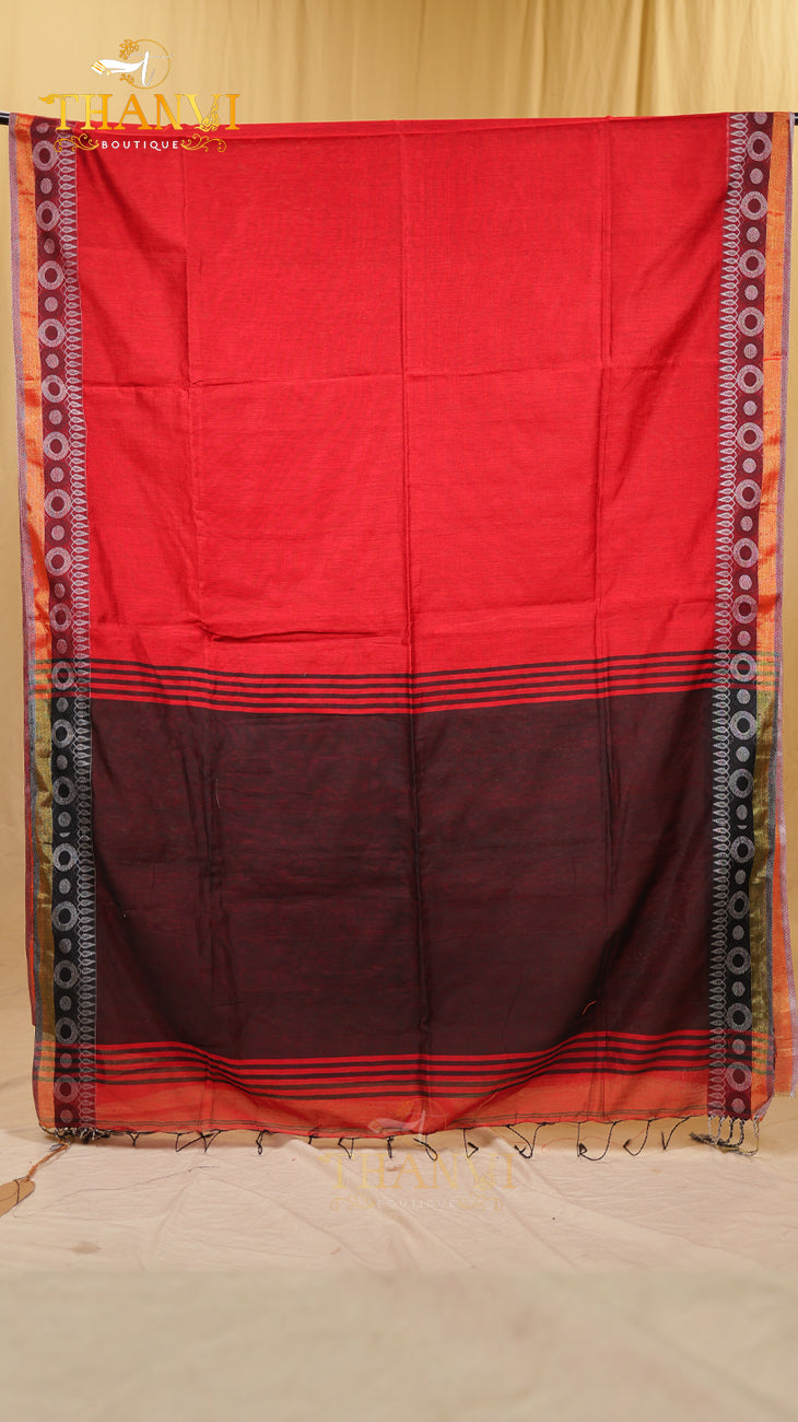 Linen Cotton Saree