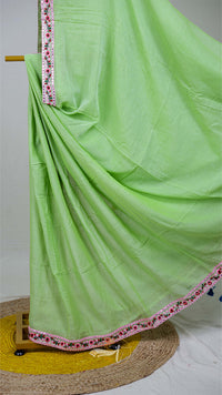 Q Lace Border Saree