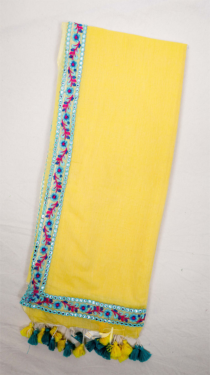 Q Lace Border Saree