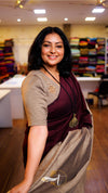Mulberry Cotton Saree
