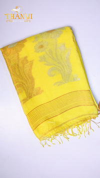 Premium Mashru Linen Saree