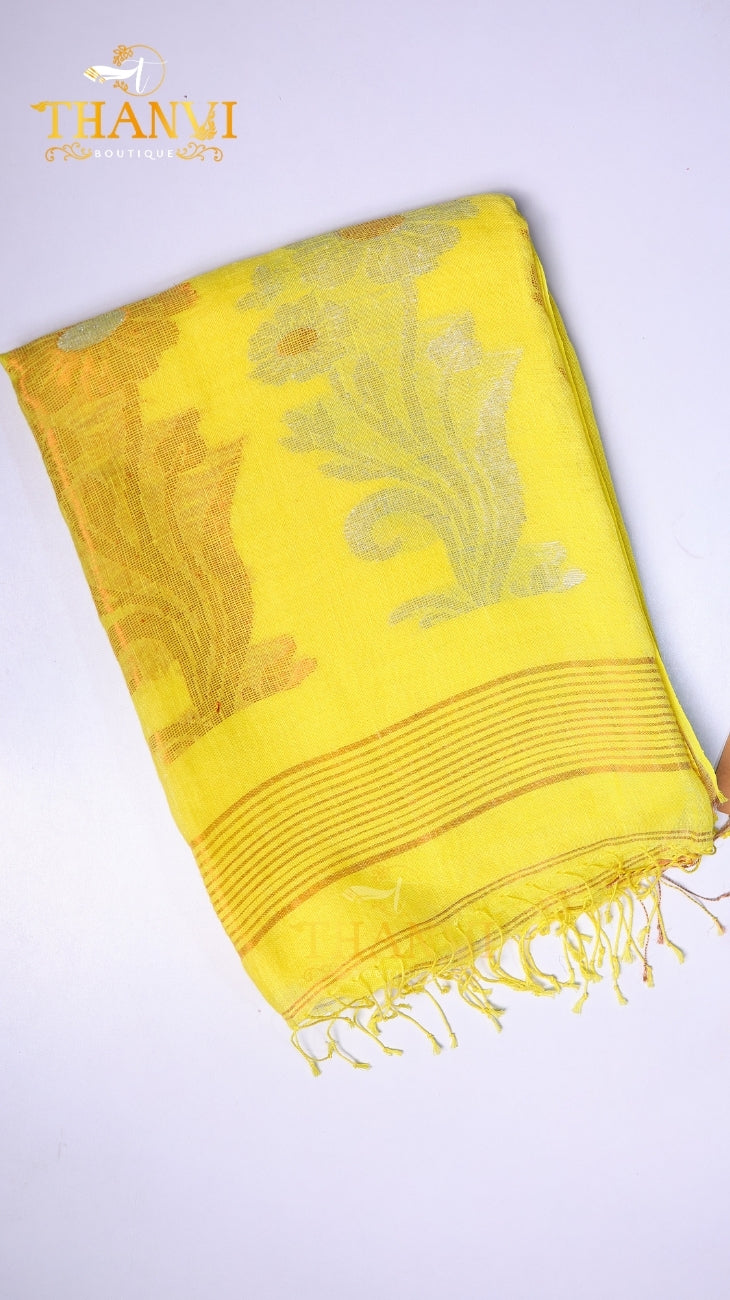 Premium Mashru Linen Saree