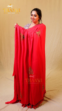 Modal Christmas Embroidery Saree