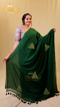Modal Christmas Embroidery Saree