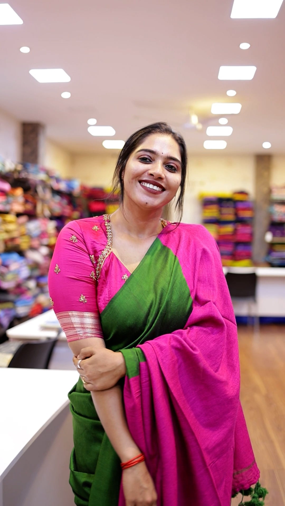 Mulberry Cotton Saree