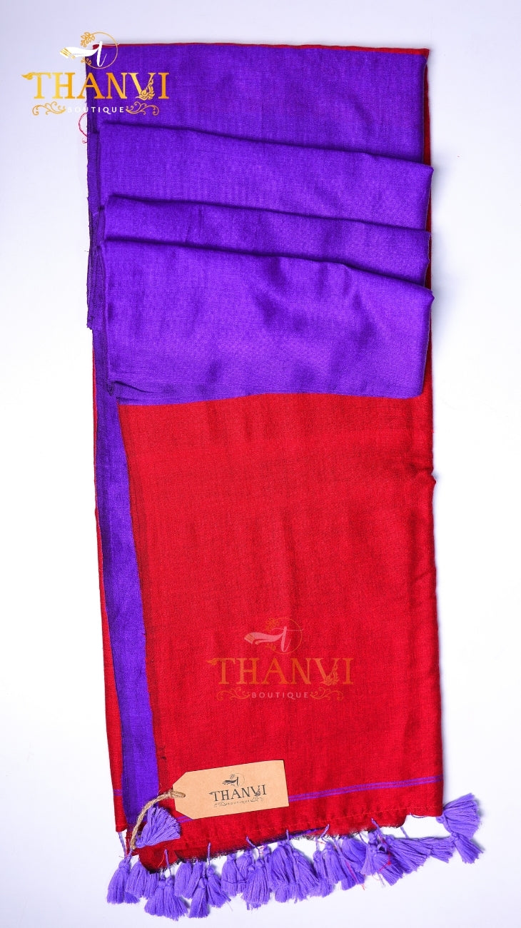 Mulberry Cotton Saree