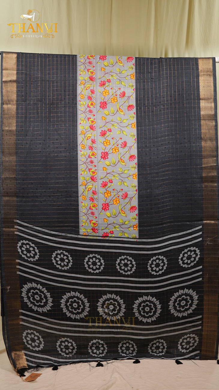 Mysore Crape Silk Saree