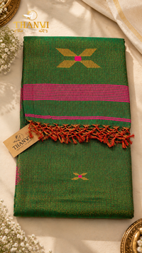 Elite Tissue Linen Saree