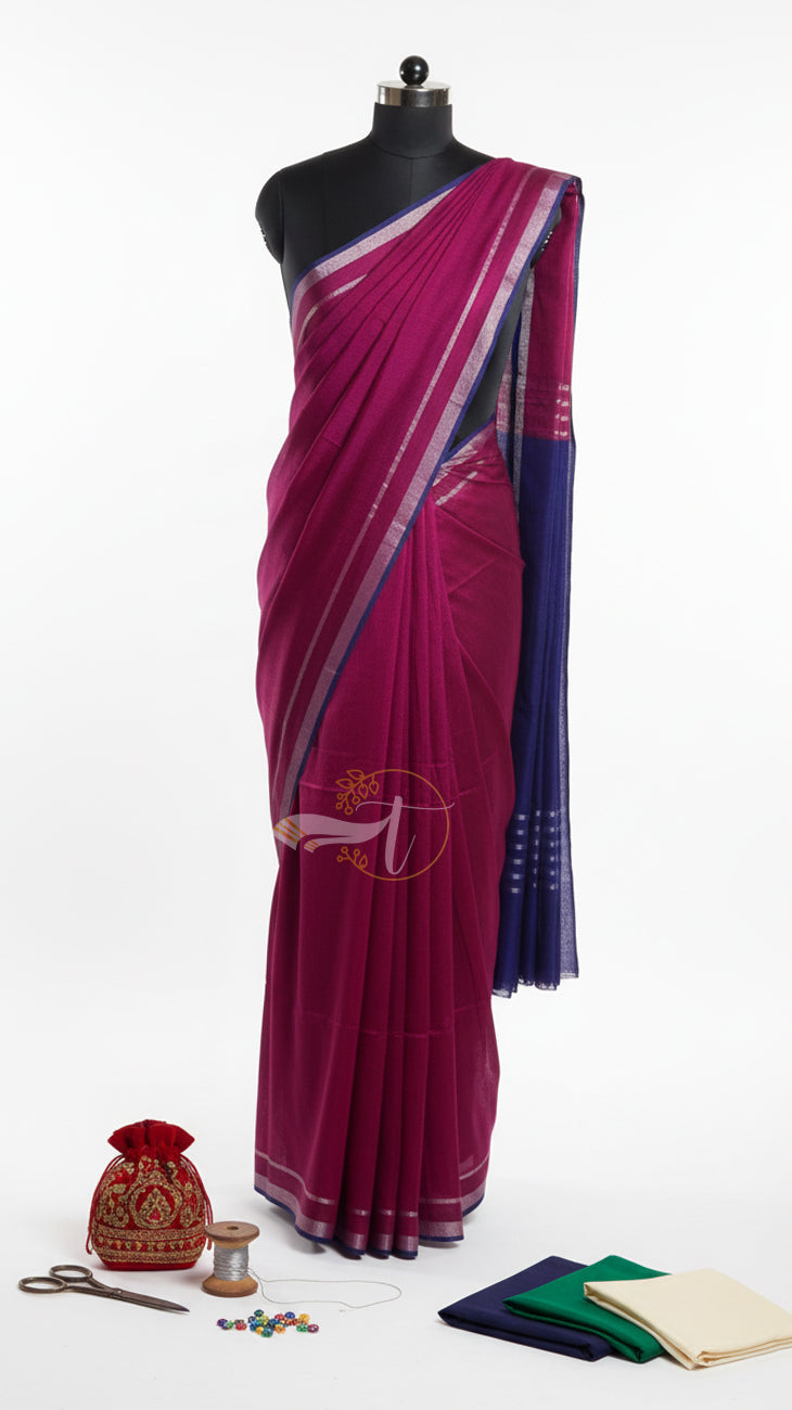 Pallu Stripes Modal Cotton