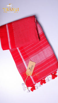 Popstick Checks Saree