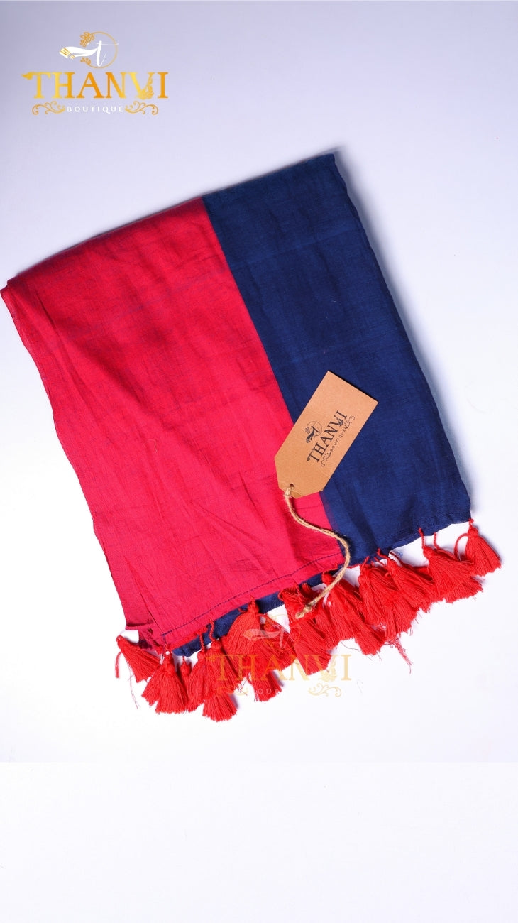 Popstick Checks Saree