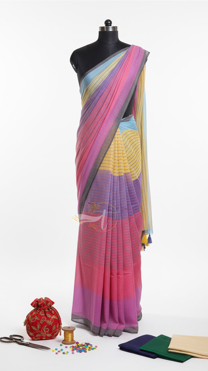 Popstick Multi Saree