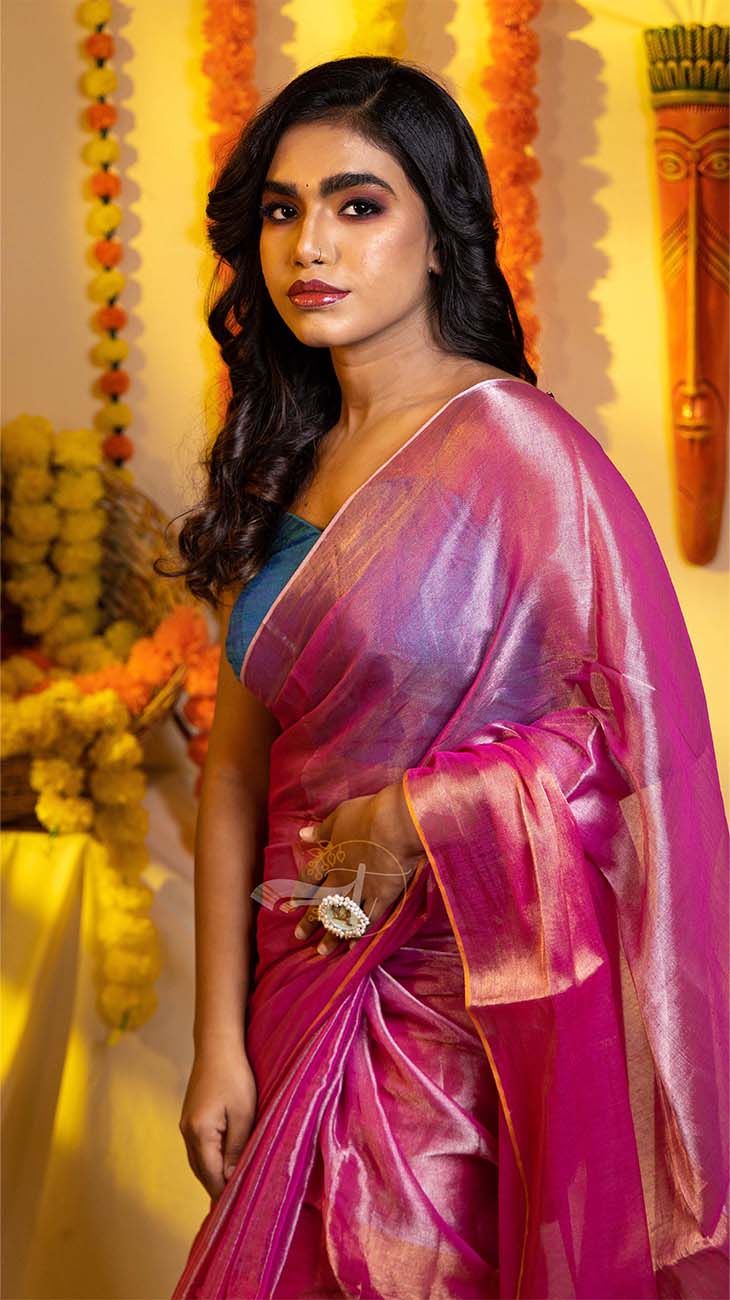 Raga Silk Plain Saree