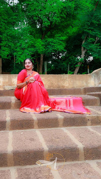 Mesmerised Maheshwari Cotton Saree