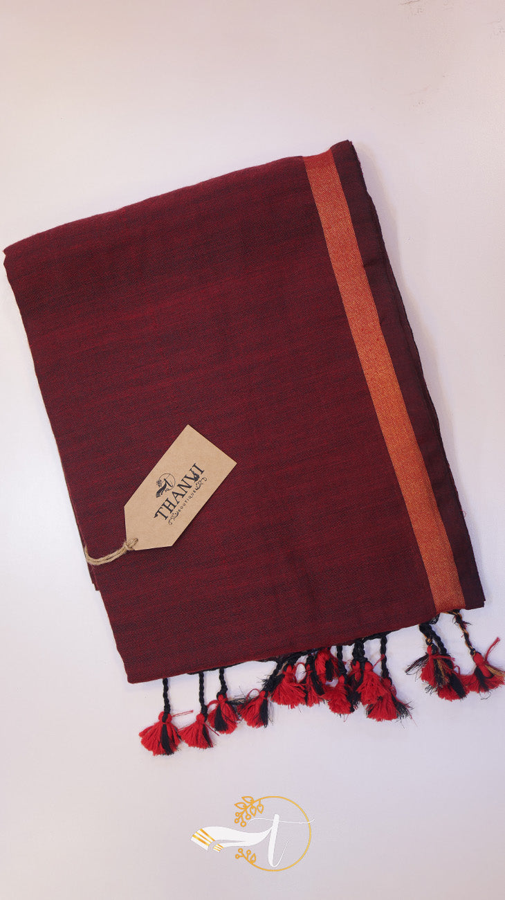 Khadi Cotton Border Saree