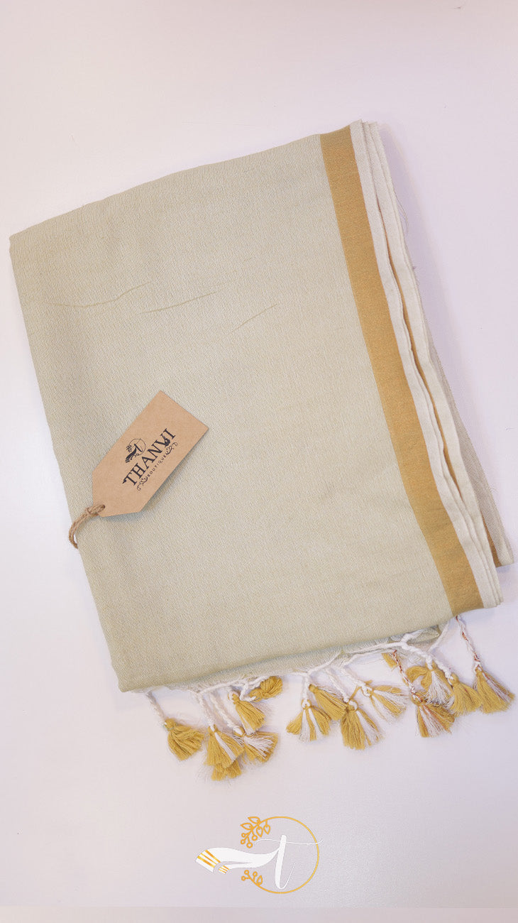 Khadi Cotton Border Saree