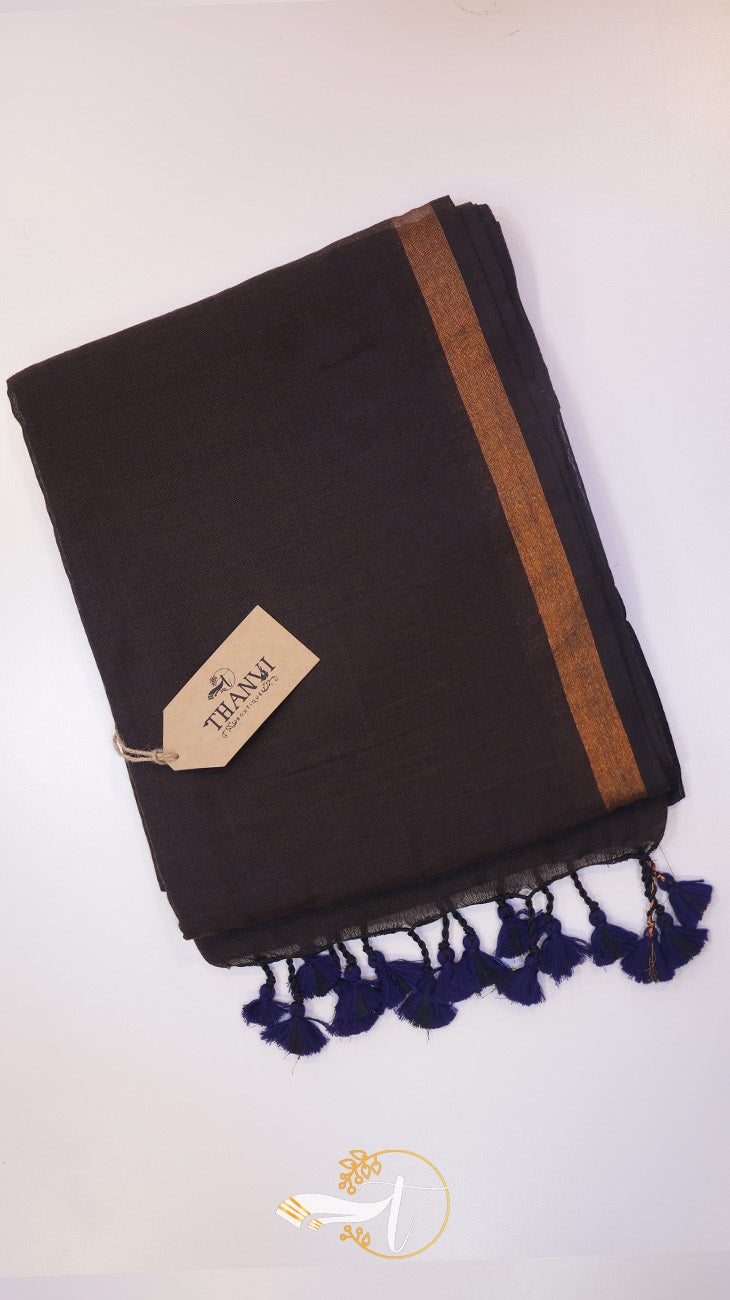 Khadi Cotton Border Saree