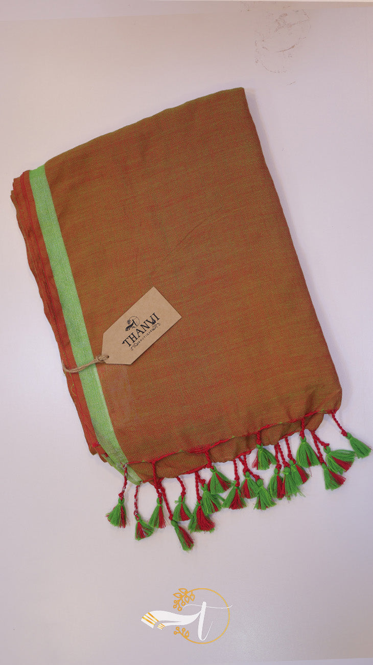 Khadi Cotton Border Saree