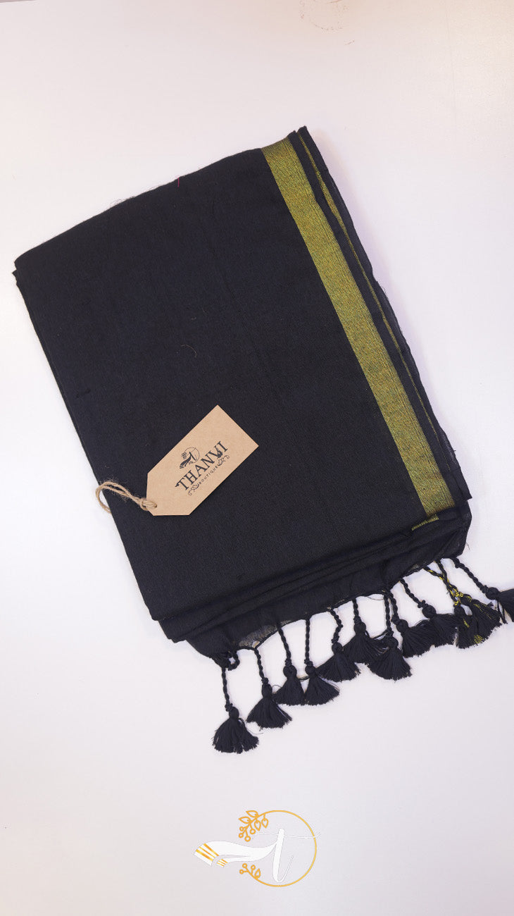 Khadi Cotton Border Saree