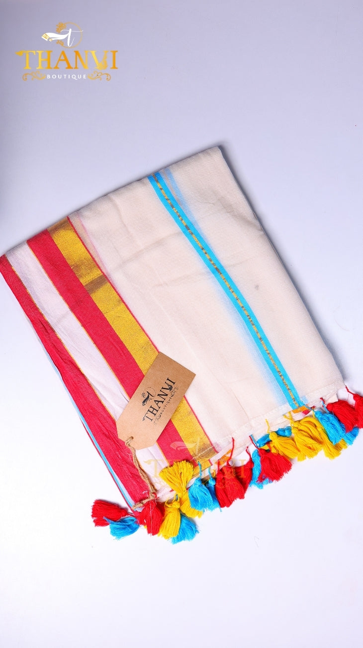 String Border Saree