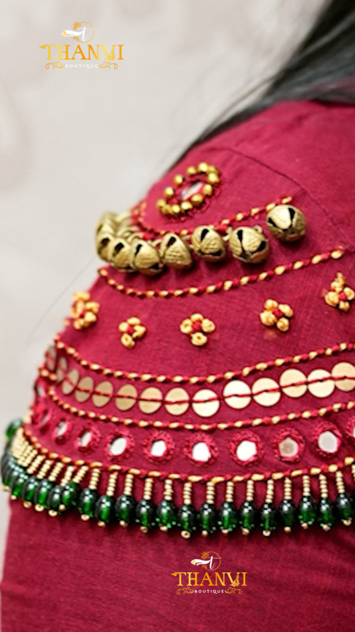 String Border Saree