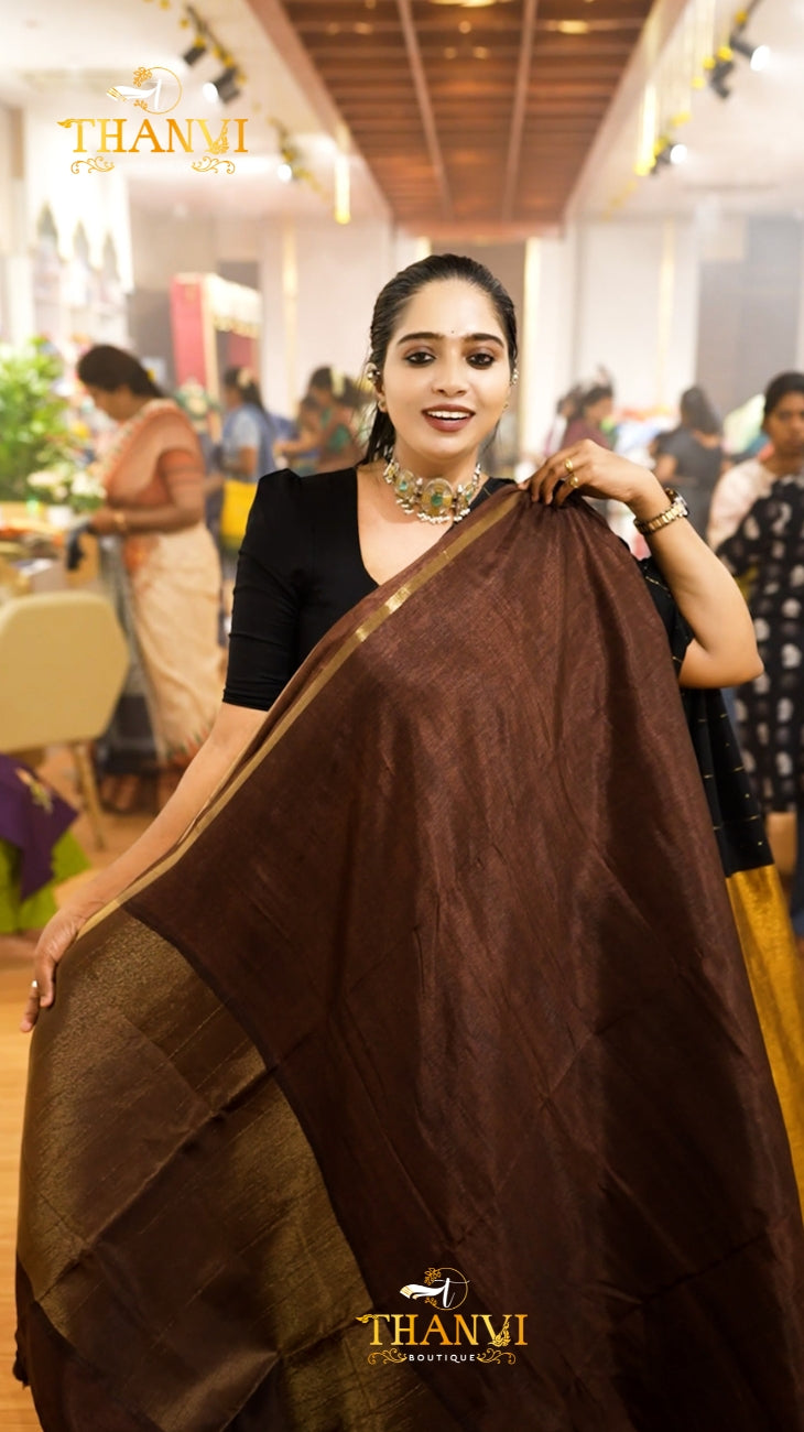 Mulberry cotton saree