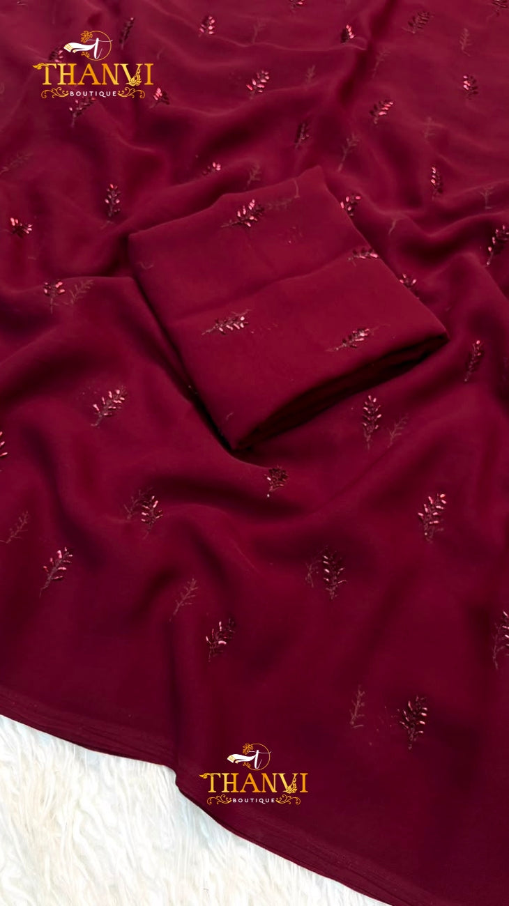 Georgette Saree
